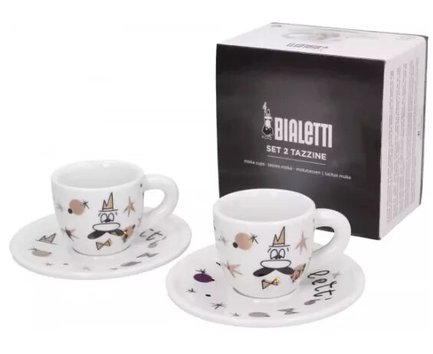 Набор чашек с блюдцем Rose Gold (60 мл), 2 шт. RSG009 Bialetti