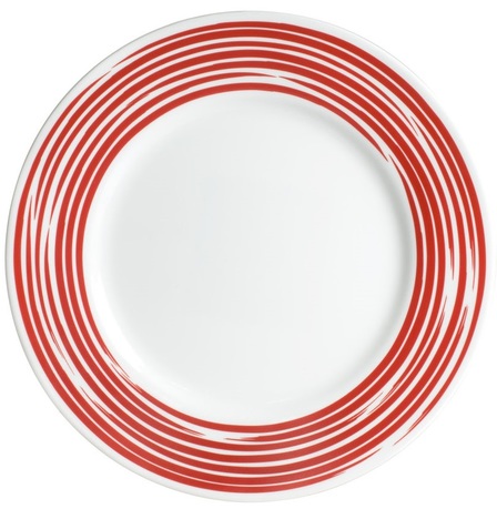 Тарелка обеденная Brushed Red, 27 см 1118387 Corelle