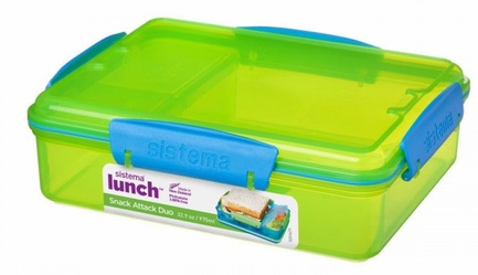 Контейнер с разделителями Lunch (975 мл), 19.7х15.8х5.85 см 41482 Sistema