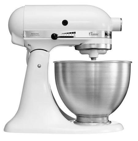 KitchenAid Миксер планетарный,белый, 3 насадки 5K45SSEWH KitchenAid