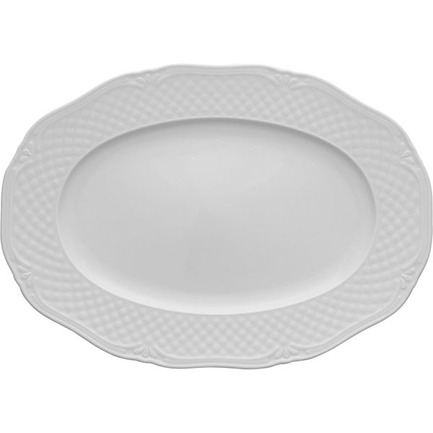 Блюдо Afrodyta овальное, 24х15 см, белый