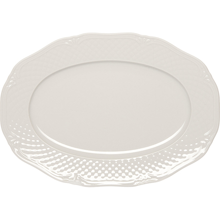 Блюдо Afrodyta овальное, 28х19.5 см, белый