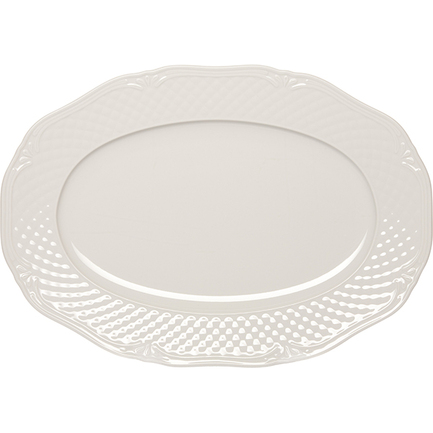 Блюдо Afrodyta овальное, 38х26.5 см, белый