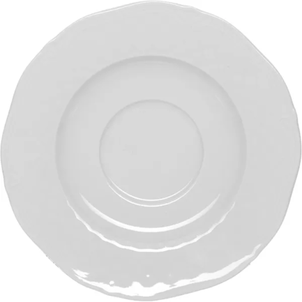 Блюдце Afrodyta, 13 см, белое