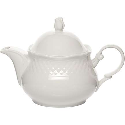 Чайник заварочный Afrodyta (1.4 л), 26.5х19 см, белый