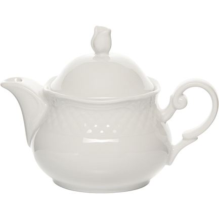Чайник заварочный Afrodyta (400 мл), 17х13 см, белый