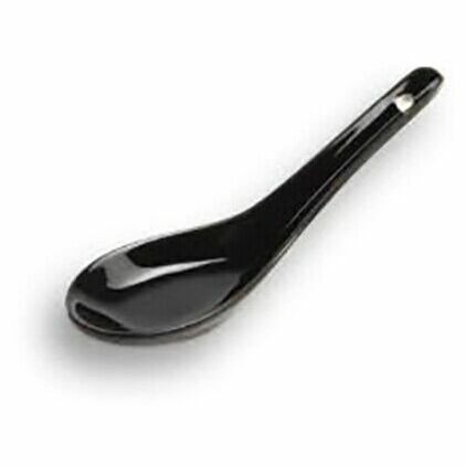 Набор ложек Party Black, 13 см, 6 шт., черный