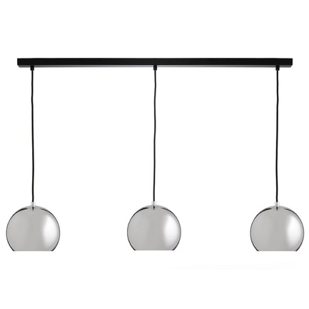 Люстра Ball, 3 плафона, 100х169 см, хром в глянце