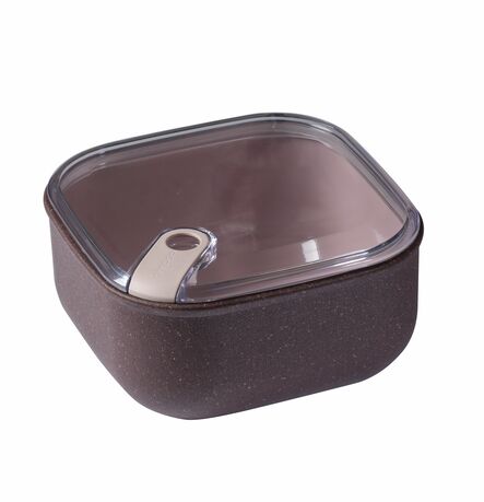 Контейнер квадратный Pull box bioamo (1 л), фиолетовый (виноградные выжимки)