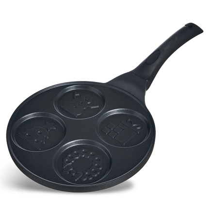 Сковорода Зимняя Забава для оладий, 21.5 см