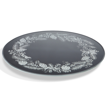 Тортовница вращающаяся Silver mirror, 30 см