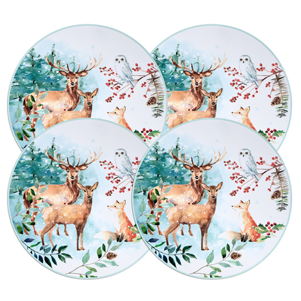 Набор подстановочных салфеток Зимняя сказка, 38 см, 4 шт.