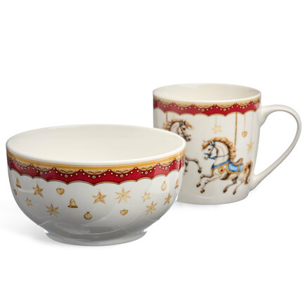 Набор для завтрака Карусель, 2 пр.