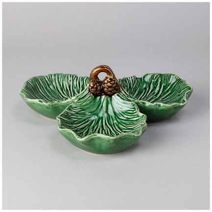 Менажница 3 секции Green Pine, 22.8х23х8.5 см