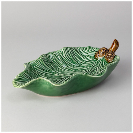 Блюдо Green Pine, 26.5х15.5х6.5 см