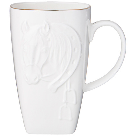 Кружка (600 мл), 14 см, белая