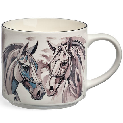 Кружка Horse серебро (500 мл)