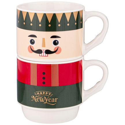 Набор кружек Щелкунчик (305 мл), 2 шт.