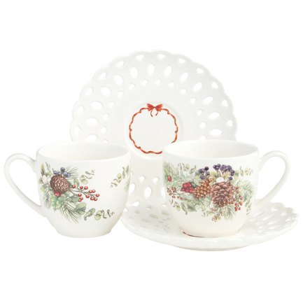 Набор чайный Celebration (250 мл), на 2 персоны, 4 пр.