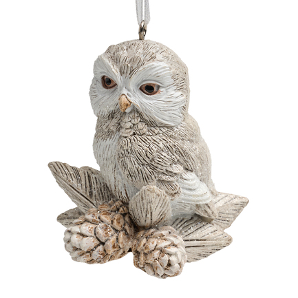 Елочное украшение Совушка, 5.5х4.5х6.5 см
