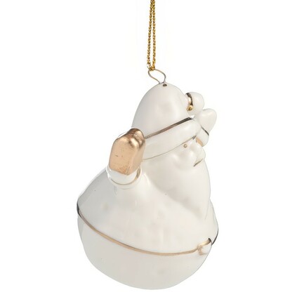 Подвеска на ёлку Дед Мороз, 4.5х2.5х7 см