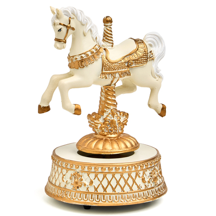 Статуэтка музыкальная Карусель-лошадка, 11.9х11.1х17.2 см