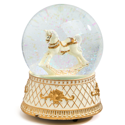 Статуэтка музыкальная Снежный шар, 10х10х14 см