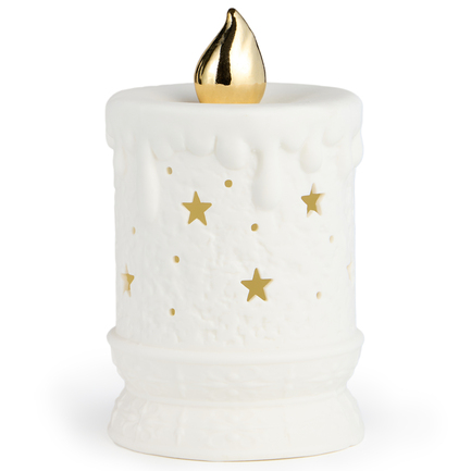 Статуэтка Свеча с led-подсветкой, 8.8х8.8х14.8 см