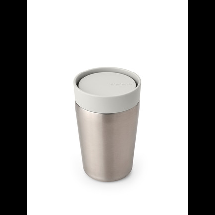 Термокружка Make&Take (200 мл), 12.8 см, светло-серая