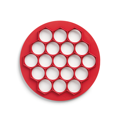 Форма для пельменей Creative Pastry, 30 см, красная