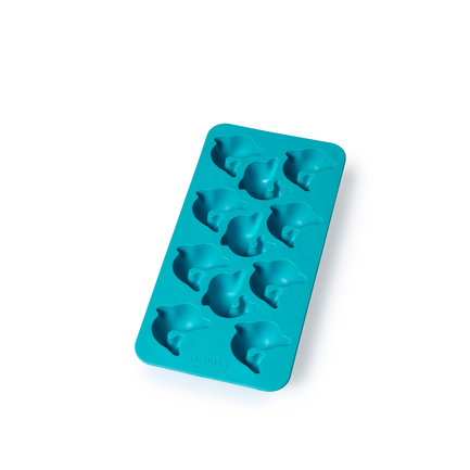 Форма для льда Дельфины, 23х11.8 см, бирюзовая