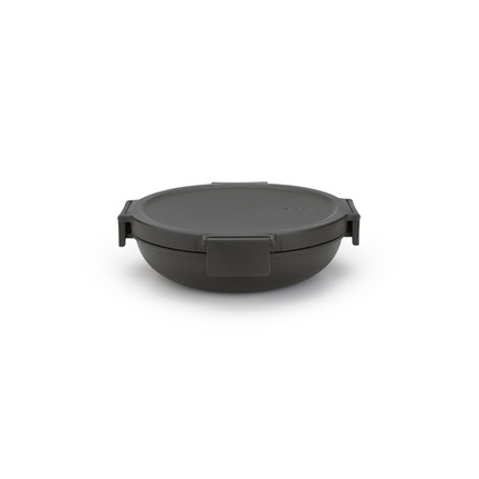 Контейнер-тарелка для обедов Make&Take (1 л), темно-серый