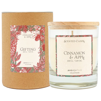 Свеча ароматическая Gifting Cinnamon&Apple, 40 ч