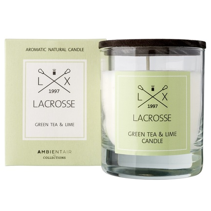 Свеча ароматическая Lacrosse Green tea&Lime, 40 ч