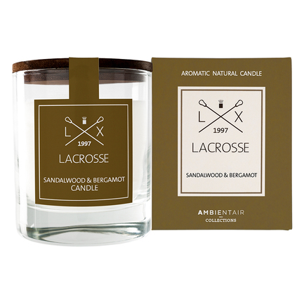 Свеча ароматическая Lacrosse Sandalwood&Bergamot, 40 ч