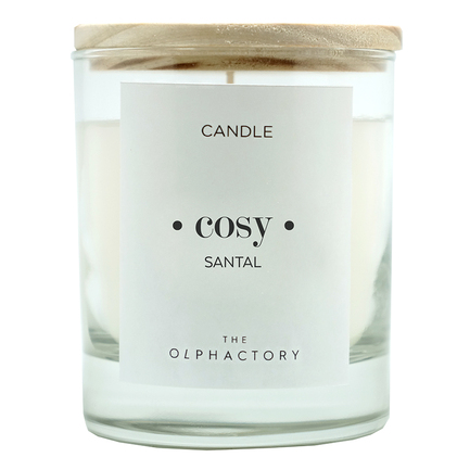 Свеча ароматическая The Olphactory Cosy, Santal, 40 ч