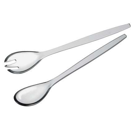 Набор ложек для салата Happy Hour, 28.3 см, 2 шт., прозрачные