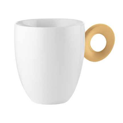 Кружка Everyday (250 мл), белая/желтая