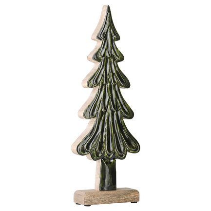 Декор новогодний Enchanted tree New Year Essential, 40 см, зеленый