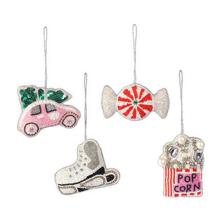 Набор елочных украшений Christmas jewels New Year Essential, 4 шт.