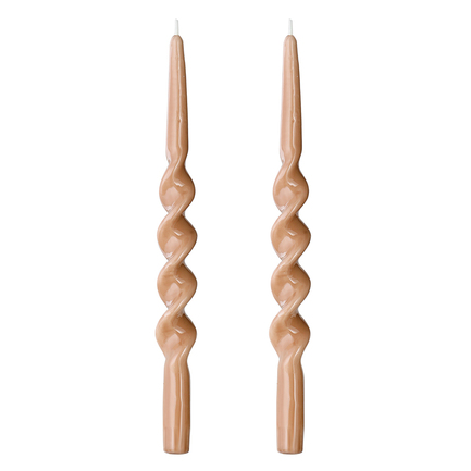 Набор свечей Essential, 2 шт., 35 см, светло-коричневый