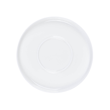 Блюдце Вейв, 14 см, белое