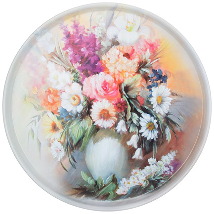 Поднос сервировочный Букет, 33х2.1 см