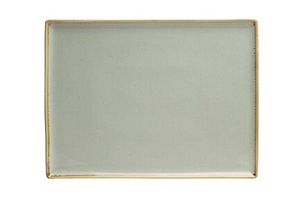 Блюдо прямоугольное Seasons Grey, 35х26 см, серое