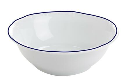 Салатник Maria Blue, 15 см, кант синий