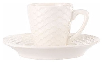 Кофейная пара Aqua (64 мл), белая