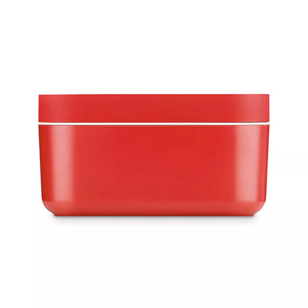 Контейнер для льда с формой для льда, 22.5х12.5х11.6 см, красный