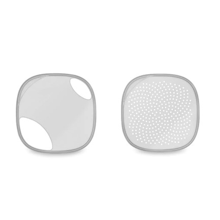 Набор крышек для контейнеров Flip Storage, 2 шт., 9.5х9.5х1.7 см, бежевый