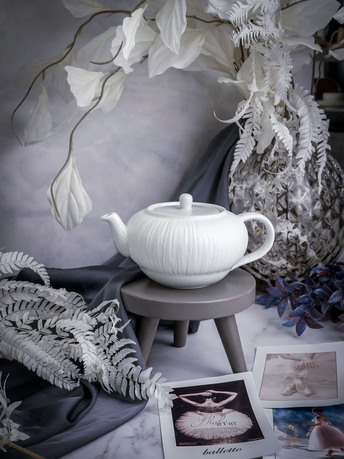 Чайник заварочный Boletus (500 мл), 18.5x13х9.5 см, белый