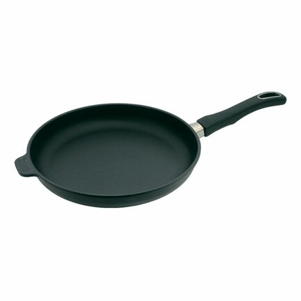 Сковорода низкая, 28 см, черная